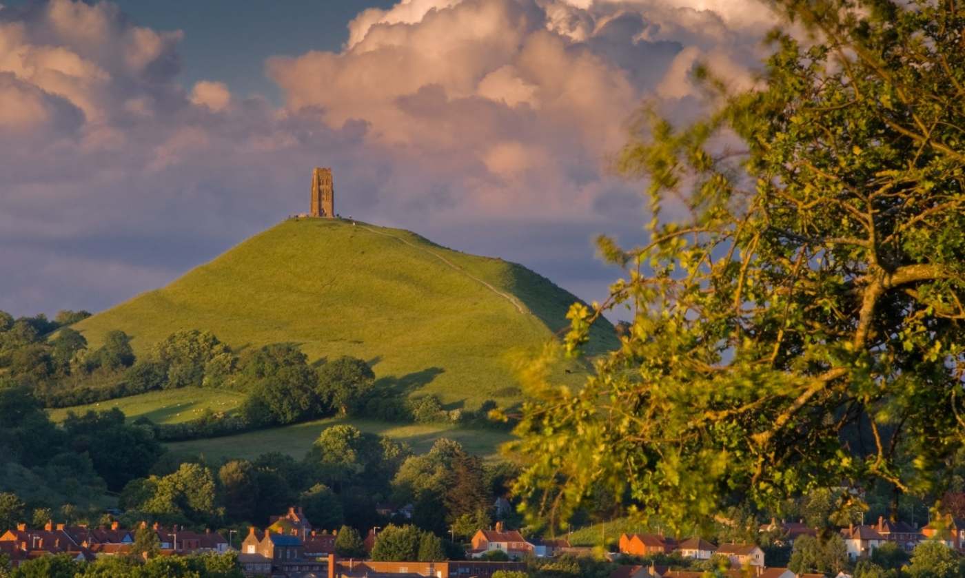 Glastonbury Tor at sunrise